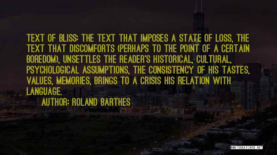 Language Loss Quotes By Roland Barthes