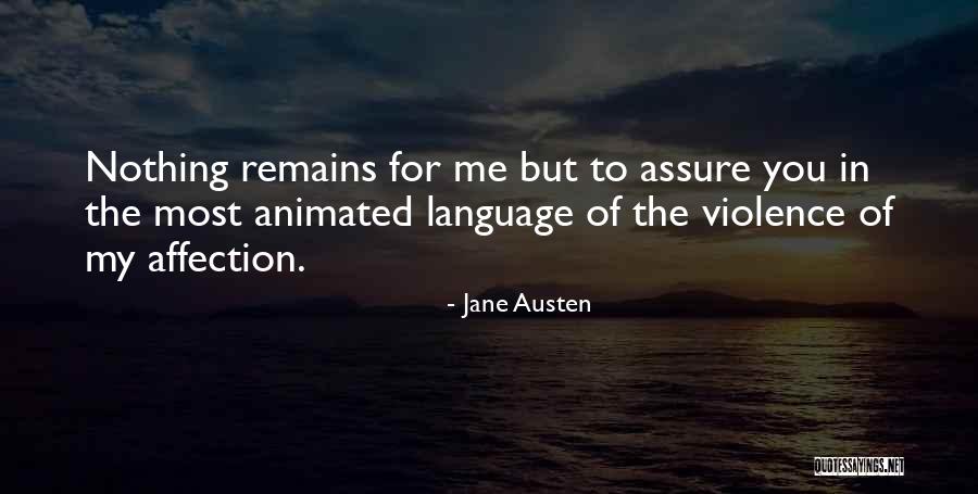 Language Of Affection Quotes By Jane Austen Language Of Affection Quotes By Jane Austen