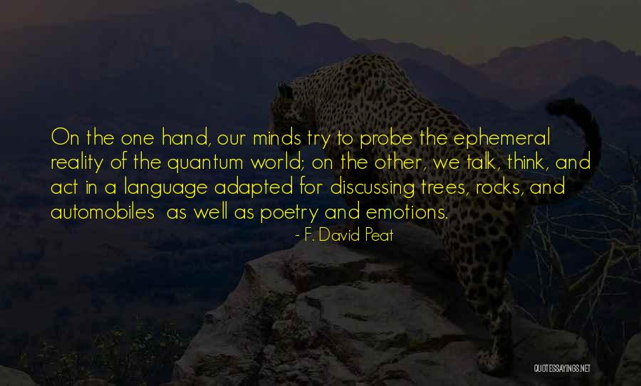 Language Of Emotions Quotes By F. David Peat Language Of Emotions Quotes By F. David Peat