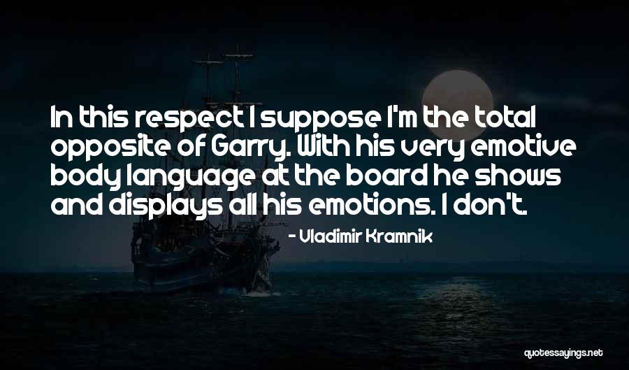 Language Of Emotions Quotes By Vladimir Kramnik Language Of Emotions Quotes By Vladimir Kramnik