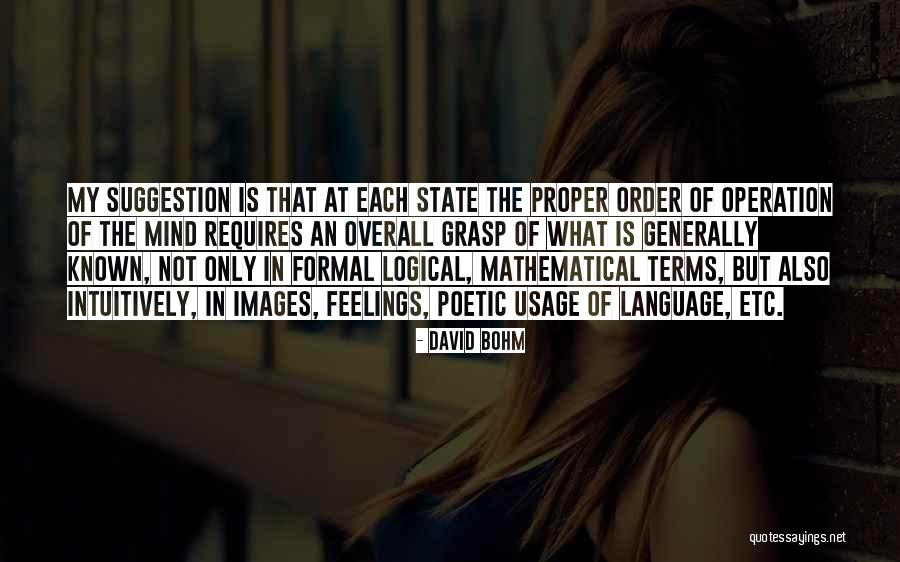 Language Of Mind Quotes By David Bohm Language Of Mind Quotes By David Bohm