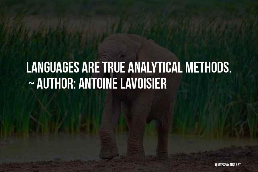 Languages Communication Quotes By Antoine Lavoisier