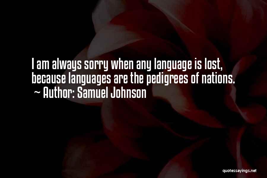 Languages Communication Quotes By Samuel Johnson