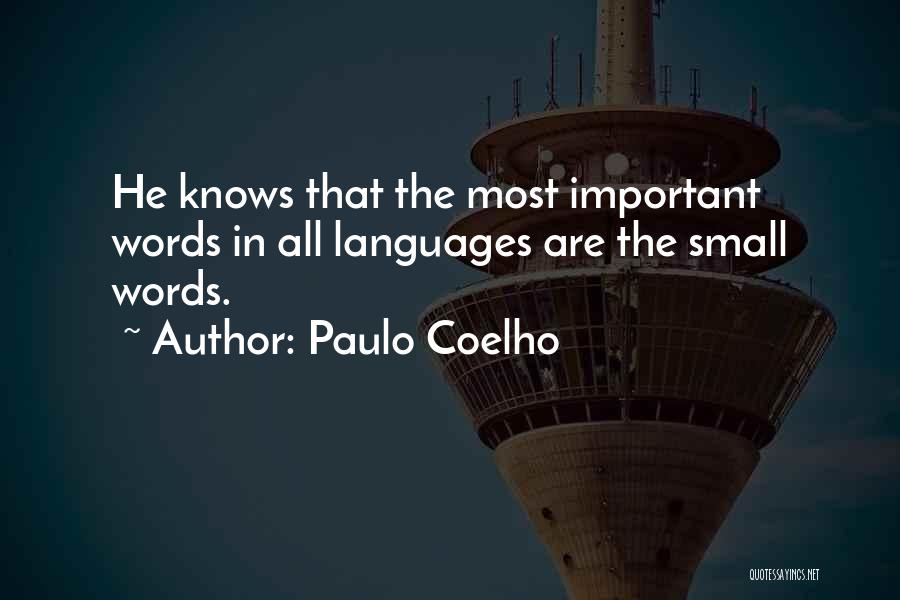 Languages Important Quotes By Paulo Coelho