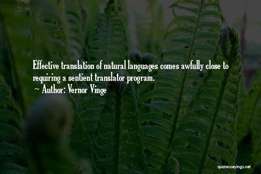 Languages Quotes By Vernor Vinge