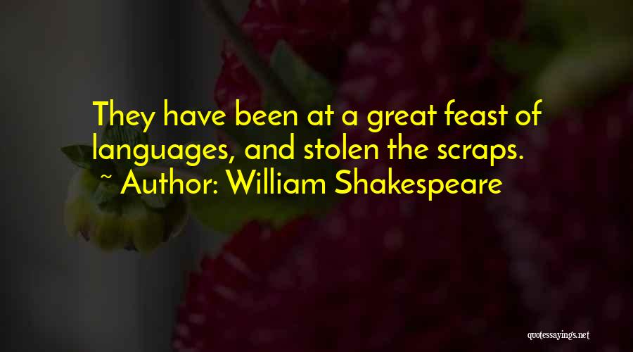 Languages Quotes By William Shakespeare