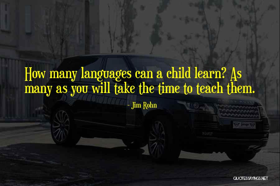 Languages To Learn Quotes By Jim Rohn