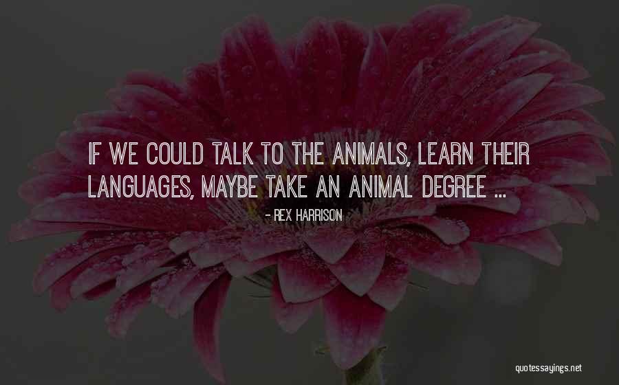 Languages To Learn Quotes By Rex Harrison