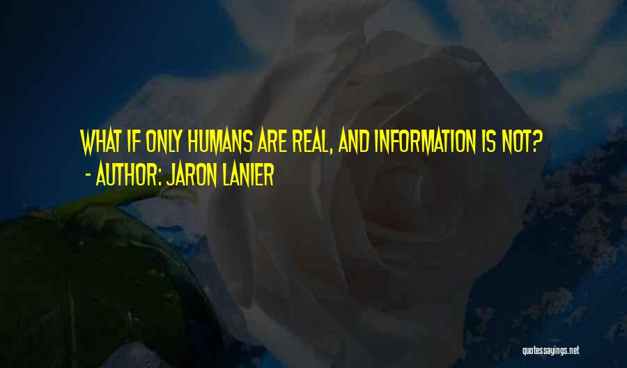 Lanier Quotes By Jaron Lanier