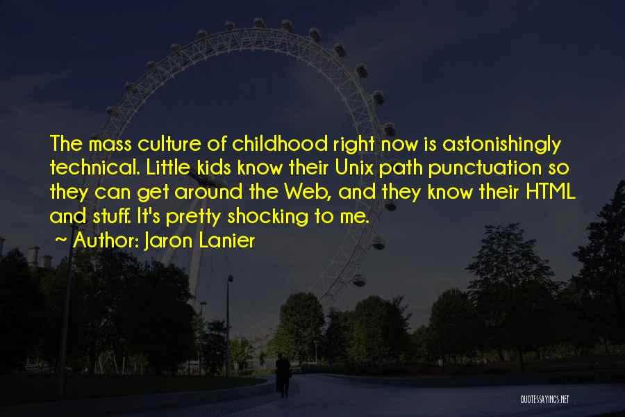 Lanier Quotes By Jaron Lanier