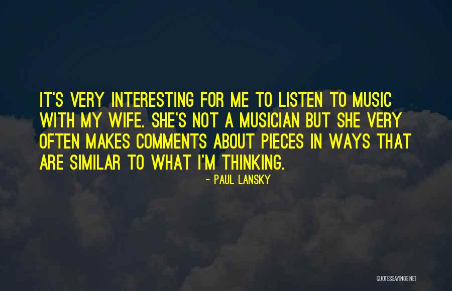 Lansky Quotes By Paul Lansky