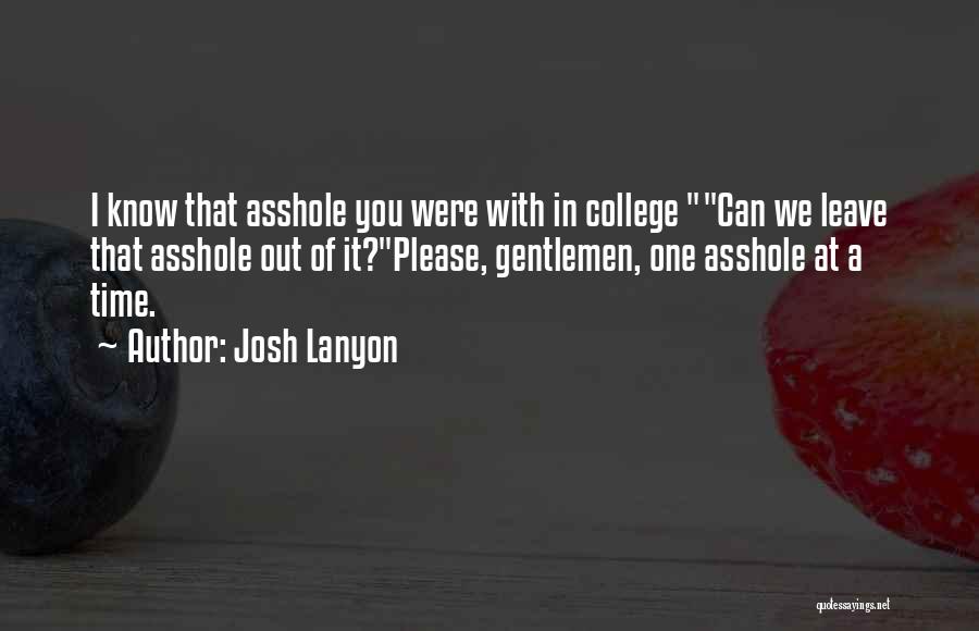 Lanyon Quotes By Josh Lanyon