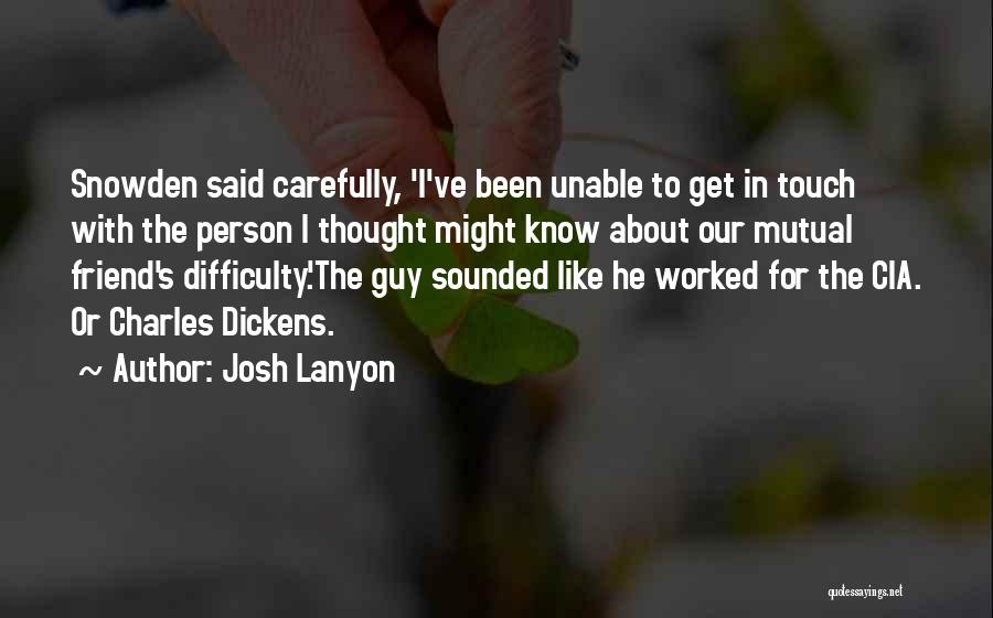 Lanyon Quotes By Josh Lanyon