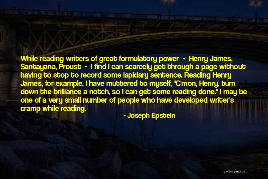 Lapidary Quotes By Joseph Epstein