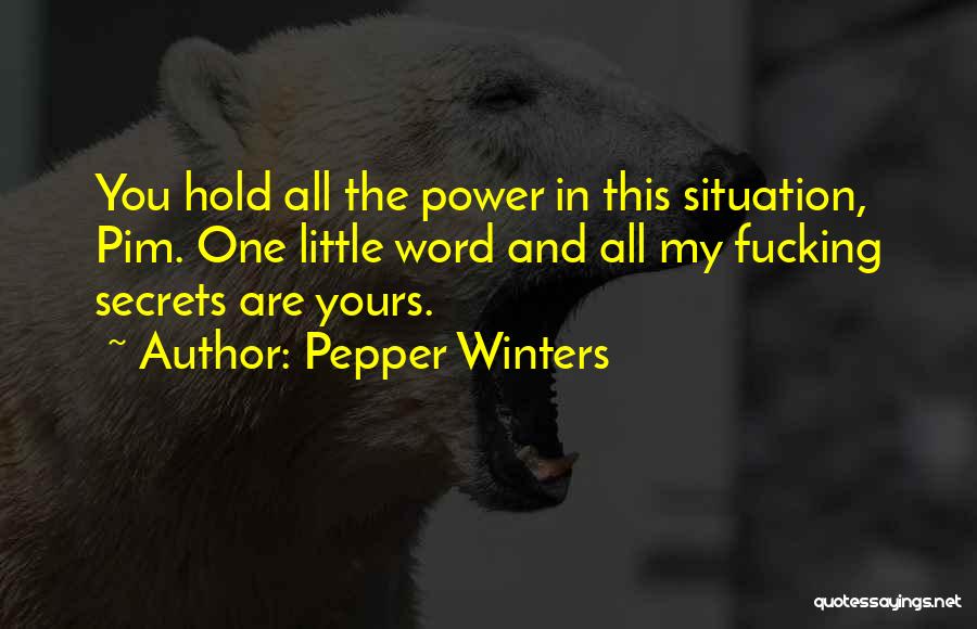 Laramy Tunstall Quotes By Pepper Winters