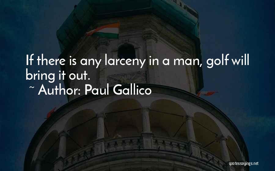 Larceny Quotes By Paul Gallico