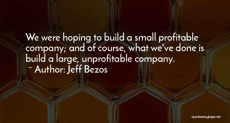 Large And Small Quotes By Jeff Bezos