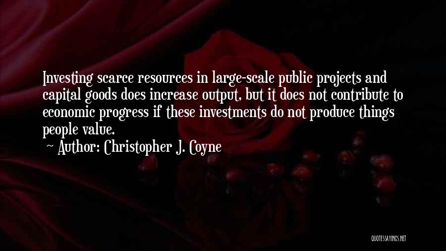 Large Projects Quotes By Christopher J. Coyne