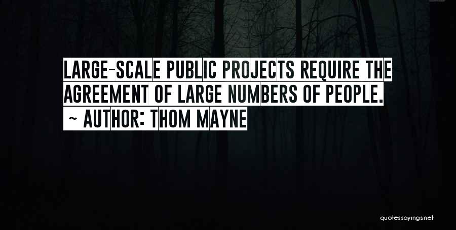 Large Projects Quotes By Thom Mayne