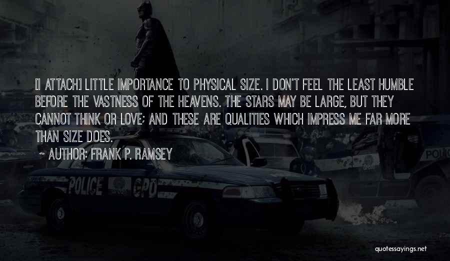 Large Size Quotes By Frank P. Ramsey