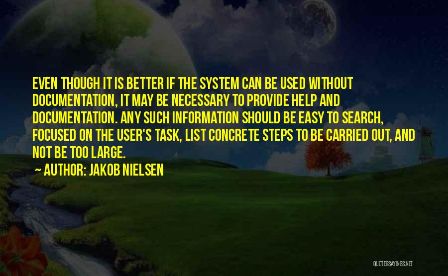 Large Tasks Quotes By Jakob Nielsen
