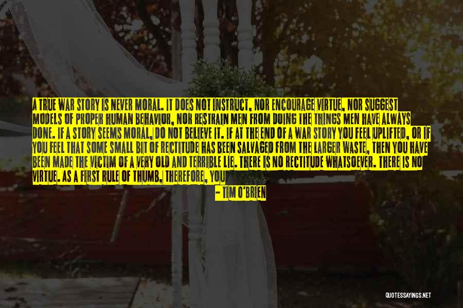 Larger One Story Quotes By Tim O'Brien Larger One Story Quotes By Tim O'Brien