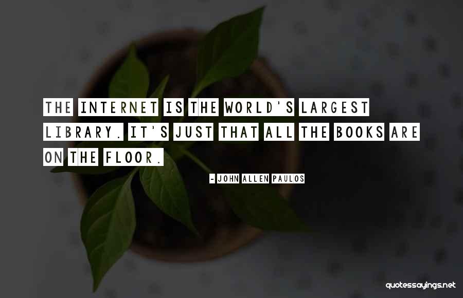 Largest Book Of Quotes By John Allen Paulos Largest Book Of Quotes By John Allen Paulos