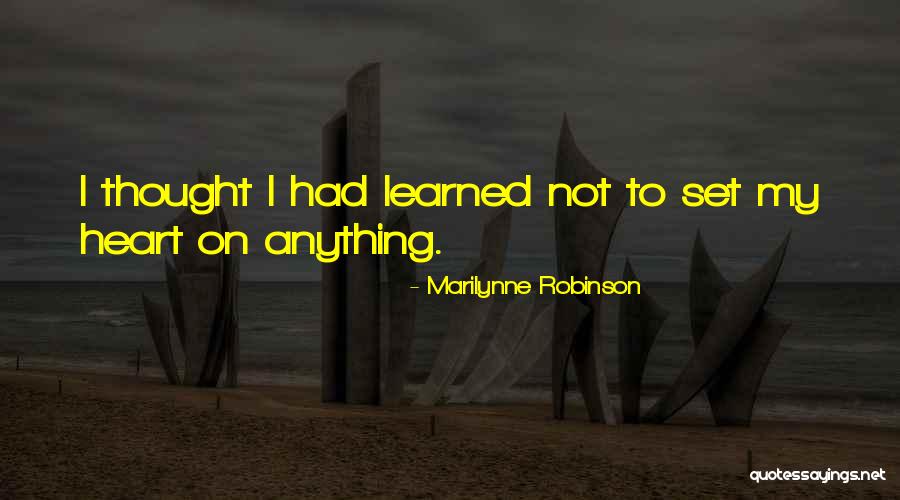 Lariats Biology Quotes By Marilynne Robinson Lariats Biology Quotes By Marilynne Robinson