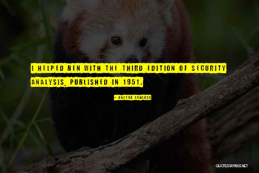 Lariviere Meunier Quotes By Walter Schloss