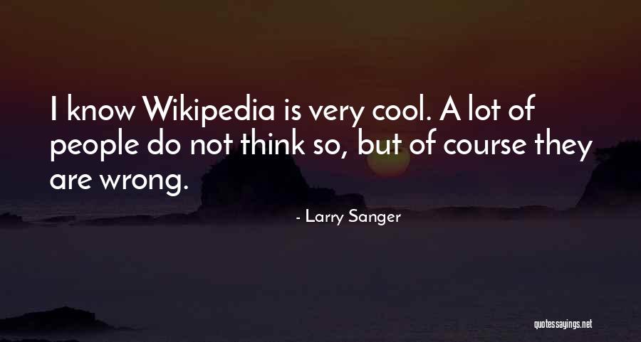 Larry Sanger Quotes 1036652