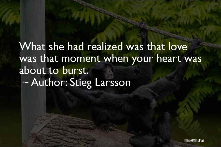 Larsson Love Quotes By Stieg Larsson