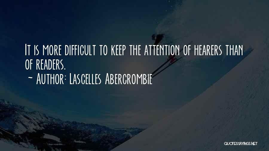 Lascelles Abercrombie Quotes 1564496