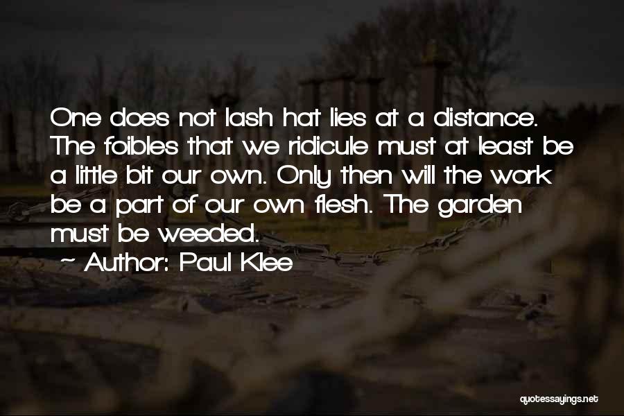 Lash Quotes By Paul Klee