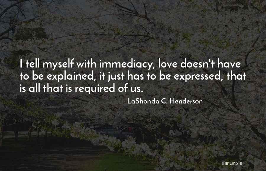 LaShonda C. Henderson Quotes 1072010