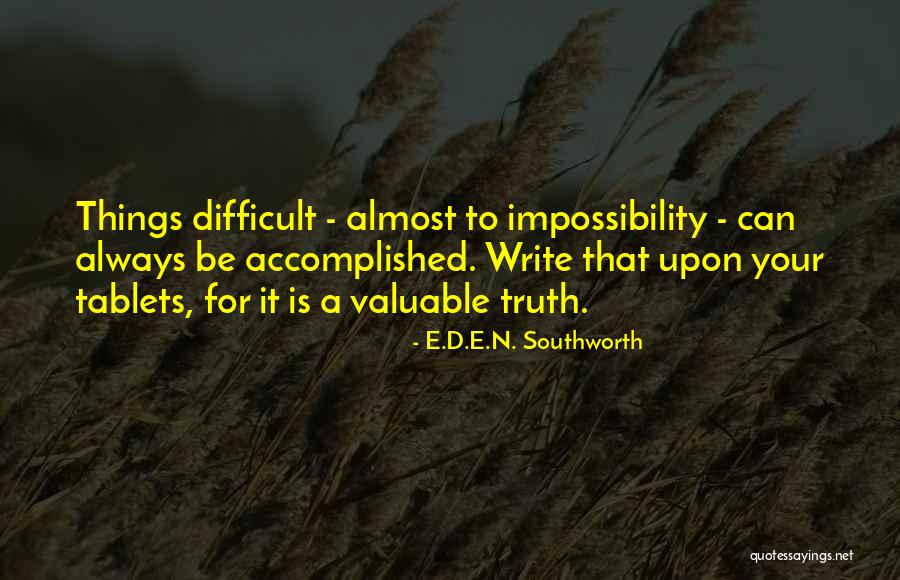Lasonya Harris Quotes By E.D.E.N. Southworth