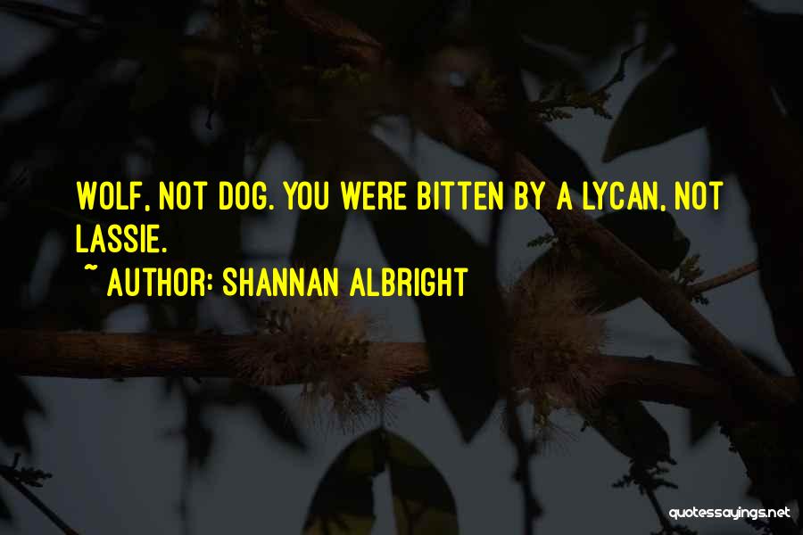 Lassie Quotes By Shannan Albright