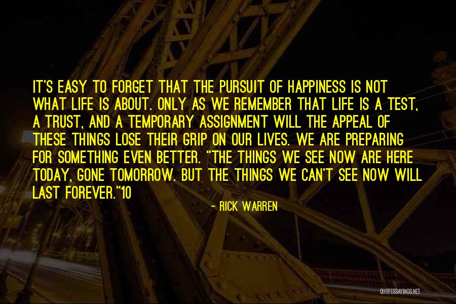 Last Assignment Quotes By Rick Warren Last Assignment Quotes By Rick Warren