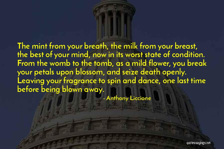 Last Breath Before Death Quotes By Anthony Liccione