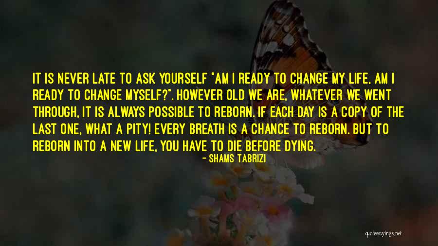 Last Breath Of Life Quotes By Shams Tabrizi Last Breath Of Life Quotes By Shams Tabrizi