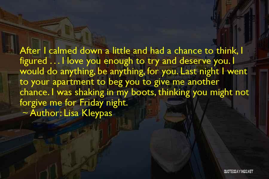 Last Chance For Love Quotes By Lisa Kleypas