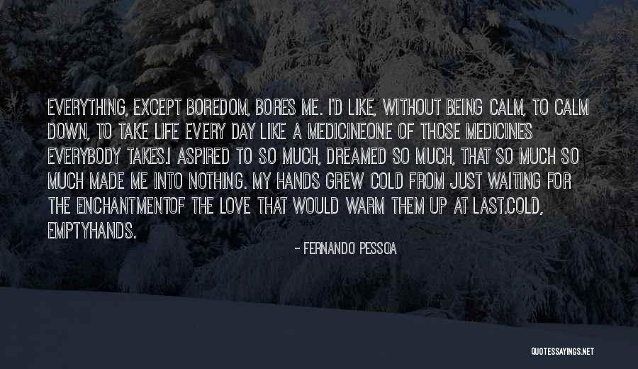 Last Day Of My Life Quotes By Fernando Pessoa