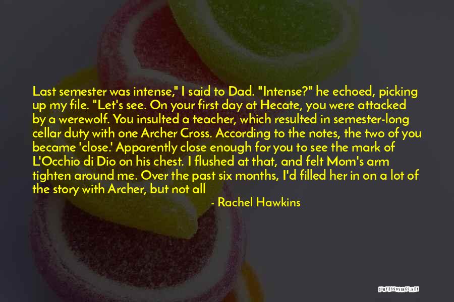 Last Day Working Quotes By Rachel Hawkins