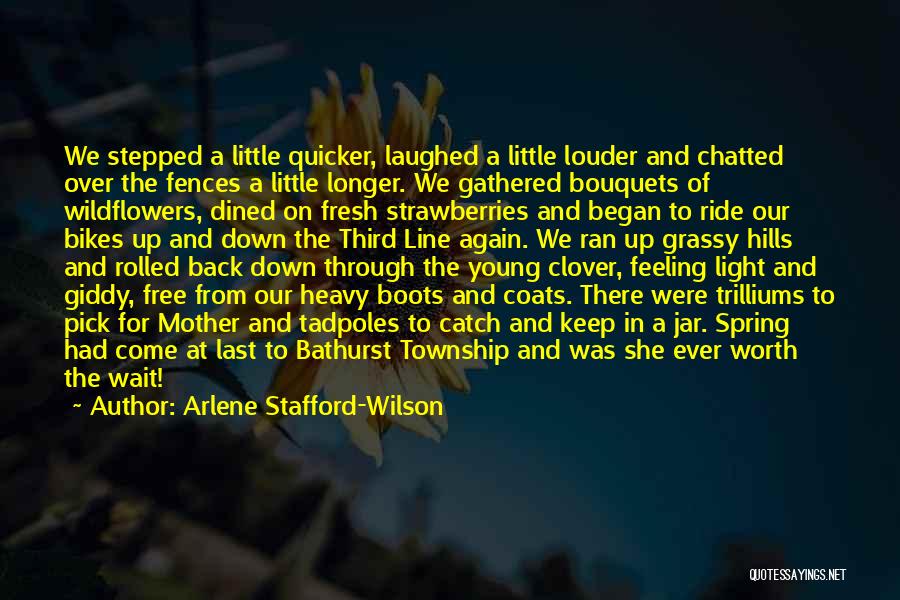 Last Days Of Life Quotes By Arlene Stafford-Wilson