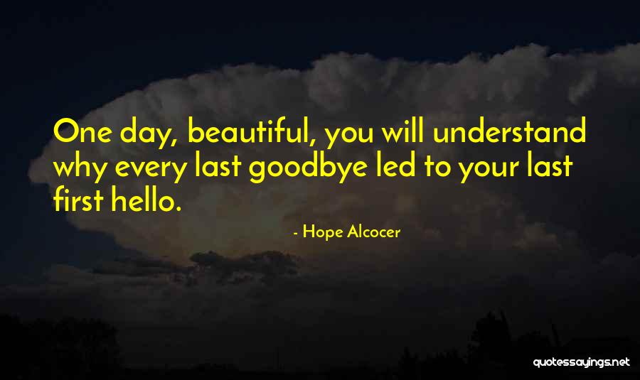 Last Goodbye Quotes By Hope Alcocer