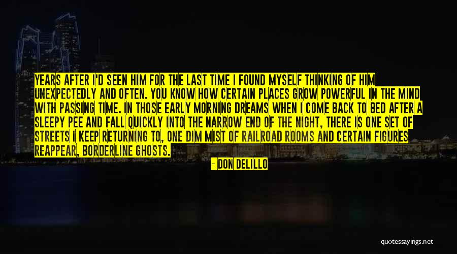 Last Night With Him Quotes By Don DeLillo