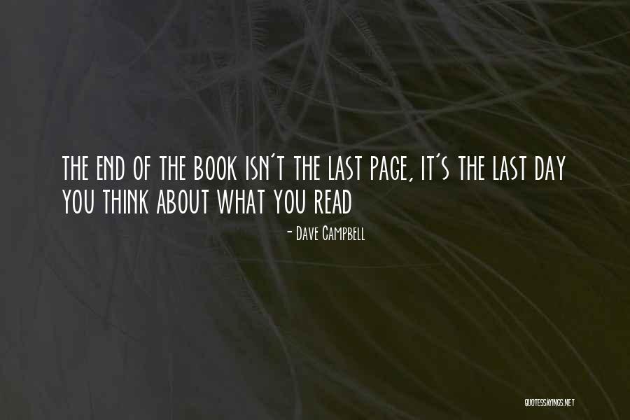 Last Page Of Book Quotes By Dave Campbell Last Page Of Book Quotes By Dave Campbell