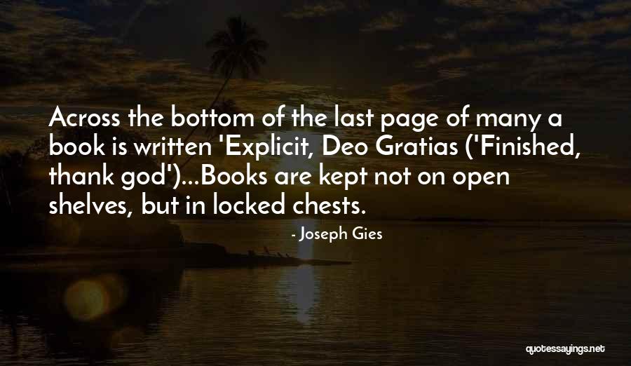 Last Page Of Book Quotes By Joseph Gies Last Page Of Book Quotes By Joseph Gies