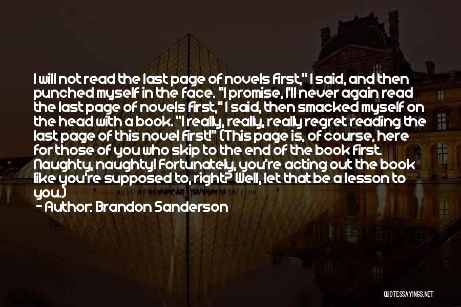 Last Page Quotes By Brandon Sanderson