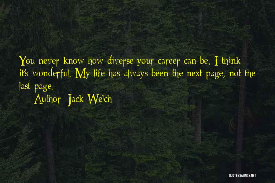 Last Page Quotes By Jack Welch