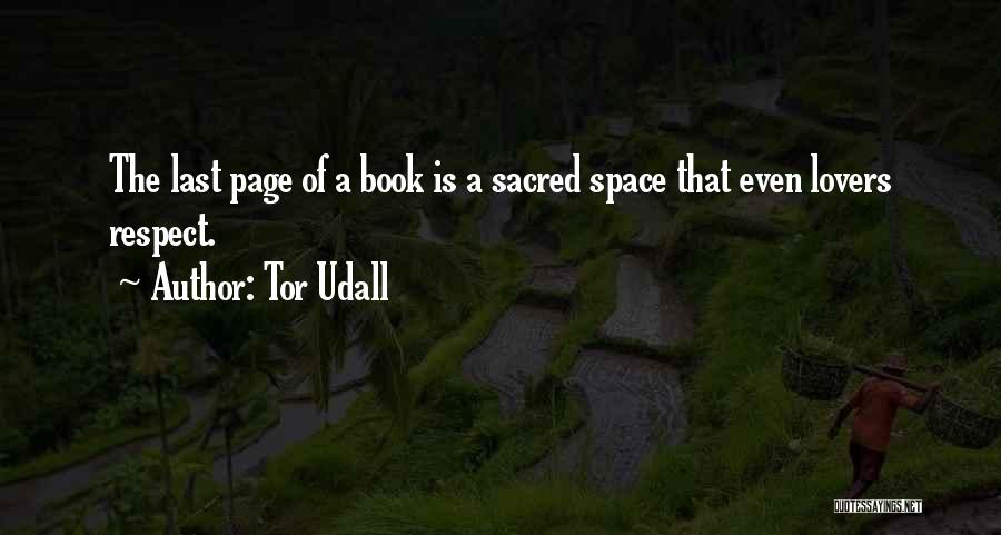 Last Page Quotes By Tor Udall